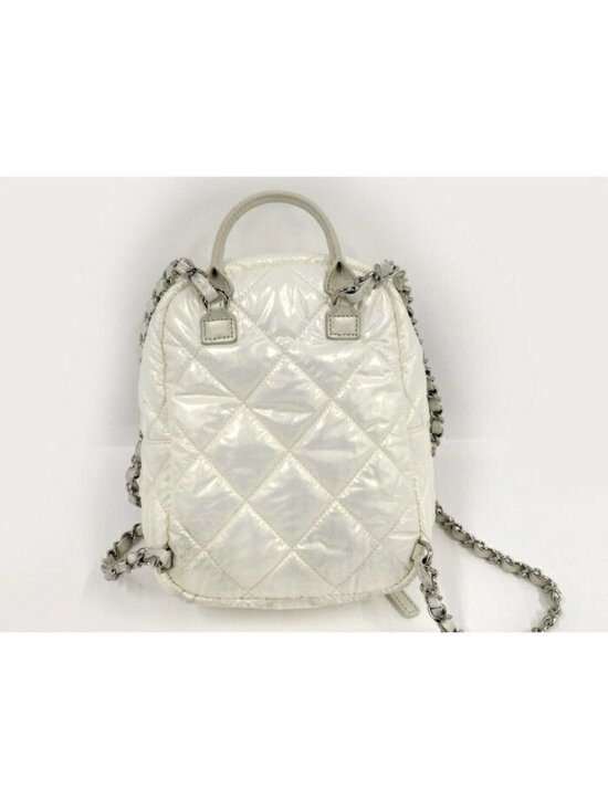 Chanel Neige Collection Backpack White main image 9